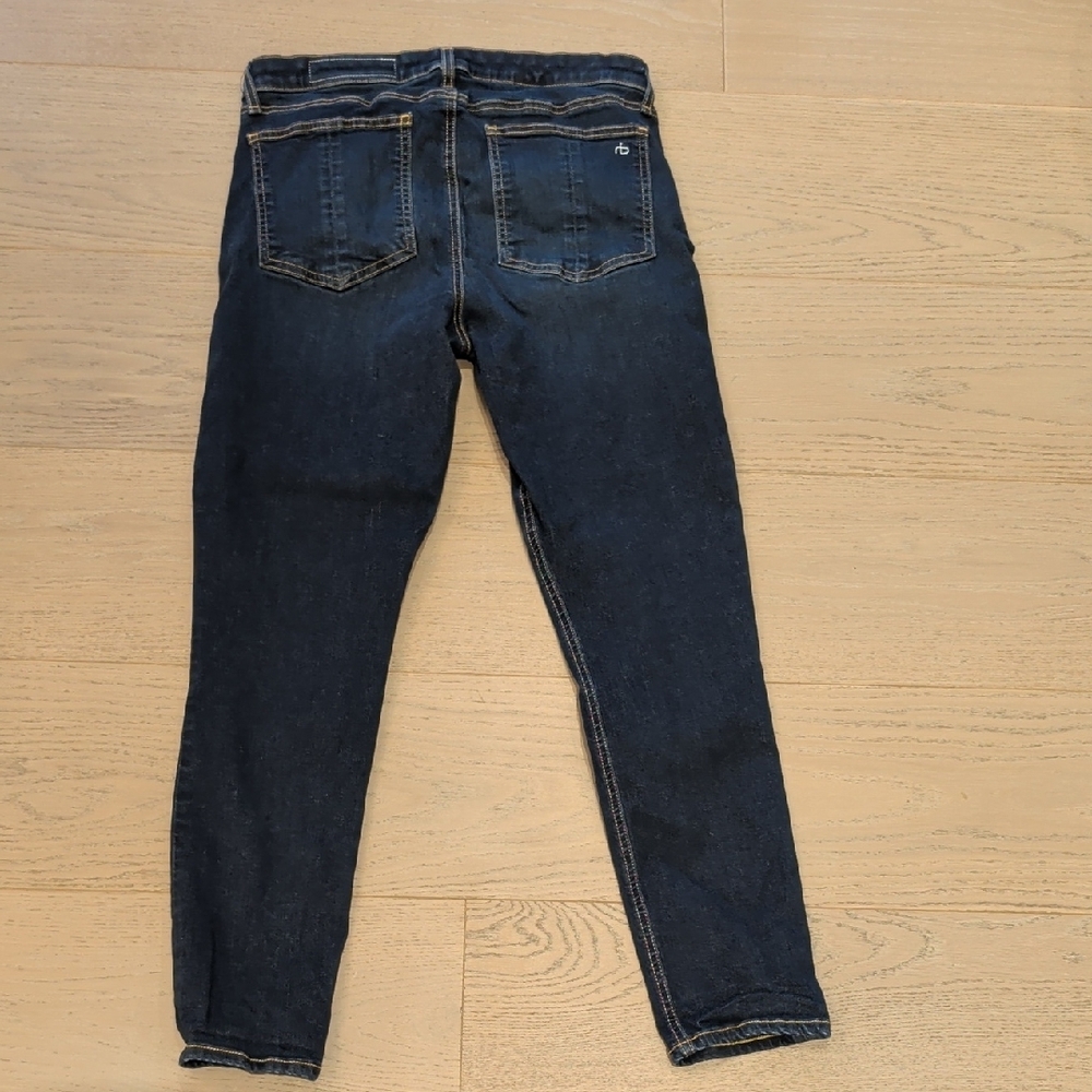 rag & bone Deep Blue Skinny Jeans - Picture 7 of 10